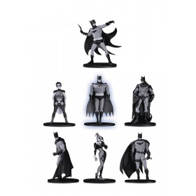 Batman Black and White Mini Figure 7 - Pack Box Set 2 (9,5 cm)